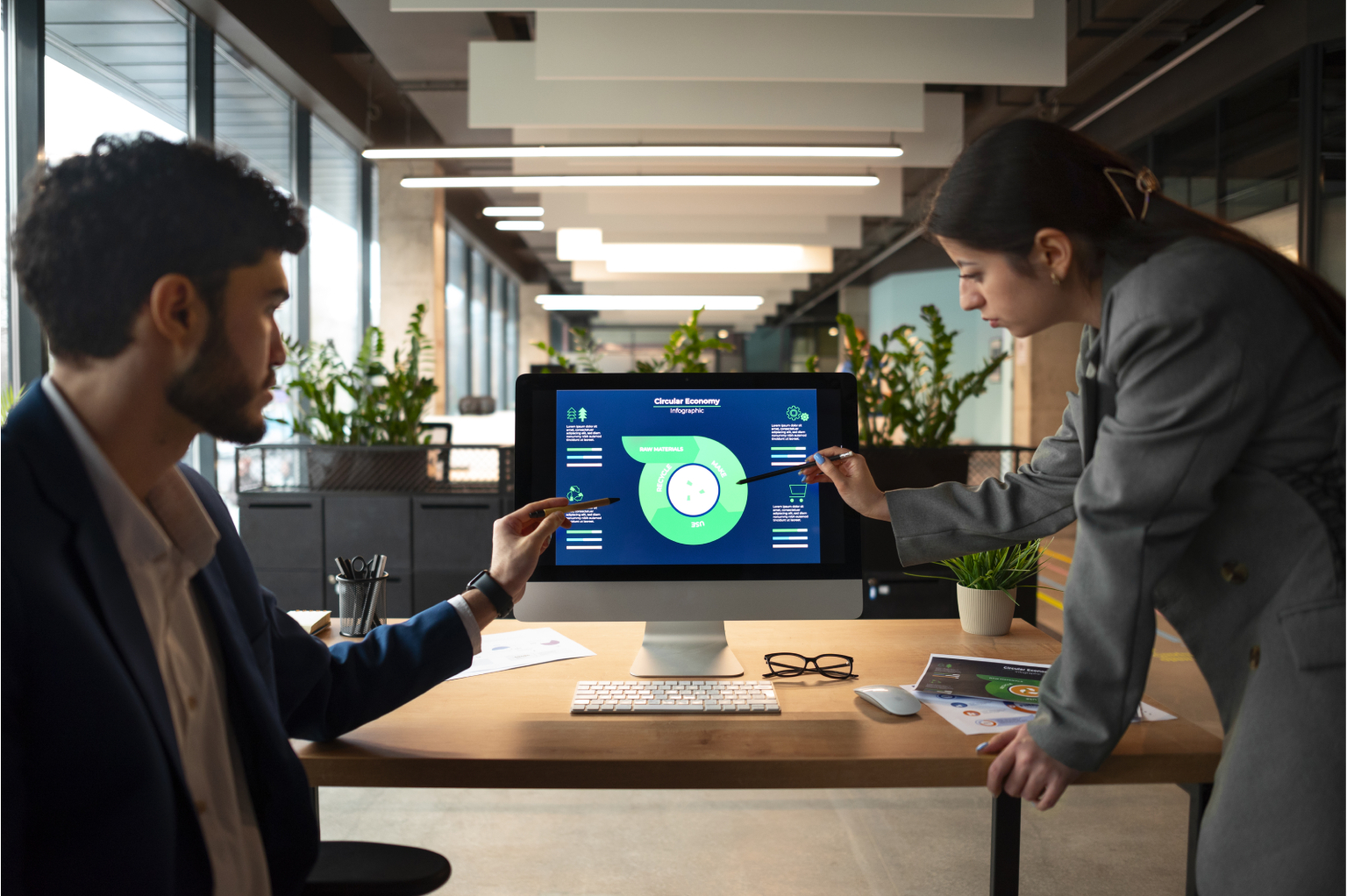 Collaborative workspace with advanced AV solutions and smart display controllers