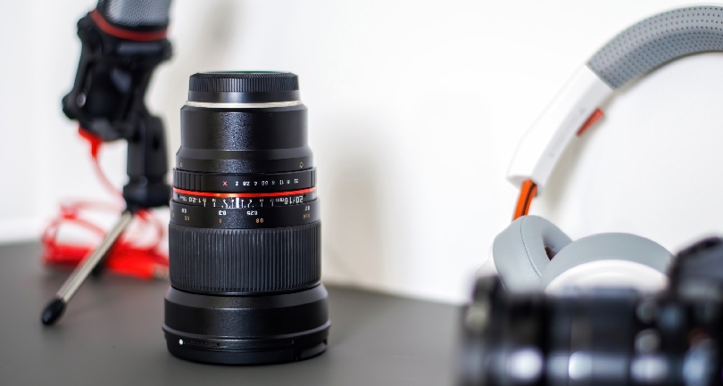 Image of the BR-VC12XH 12X PTZ camera showing the TAMRON lens and mounting base