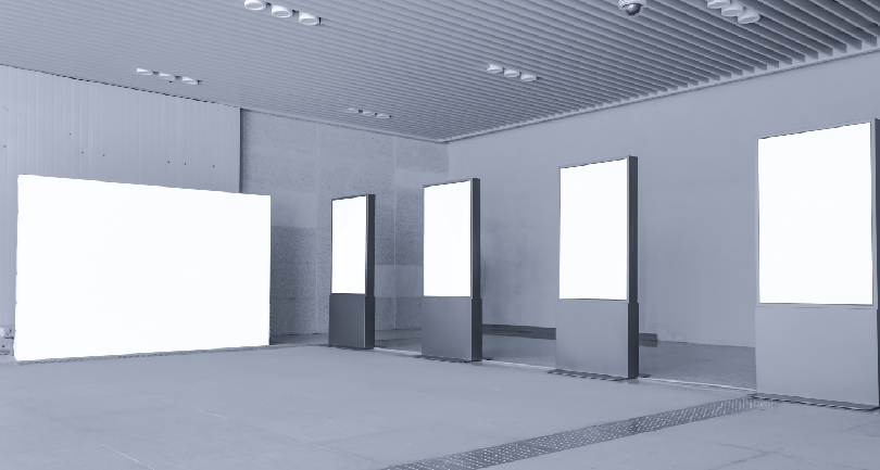 Image of a seamless Bronx A Series LED wall in a corporate lobby.